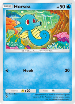 Horsea - pokemon TCG Card