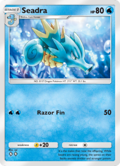 Seadra - pokemon TCG Card