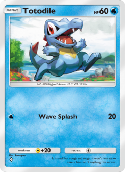 Totodile - pokemon TCG Card