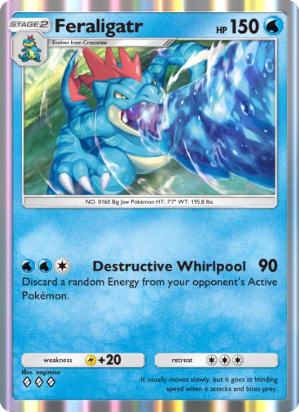 Feraligatr - Pokémon TCG Card