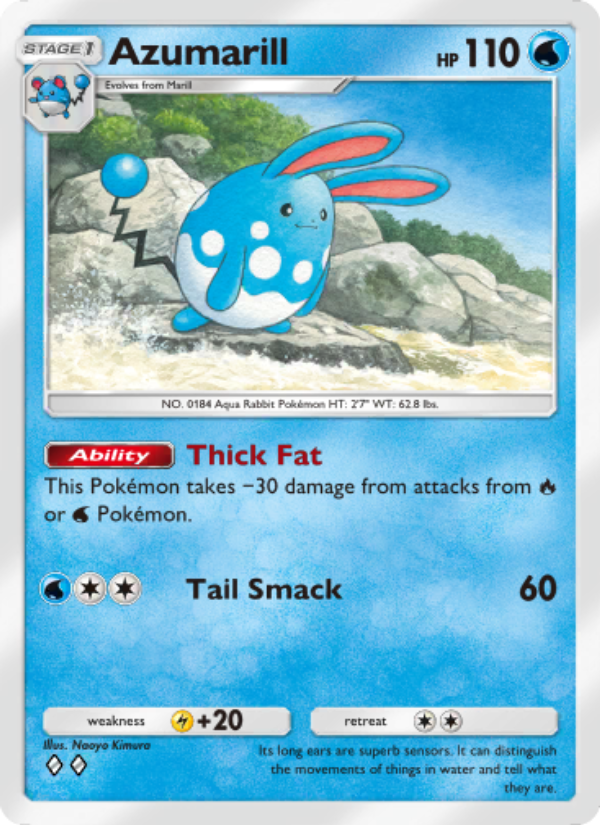 Azumarill - Pokémon TCG Card