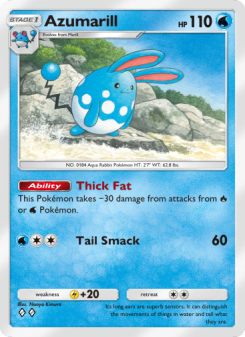 Azumarill - pokemon TCG Card