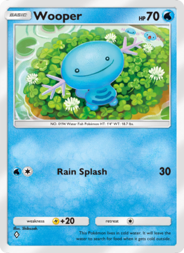 Wooper - Pokémon TCG Card