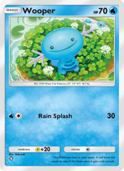 Wooper - pokemon TCG Card