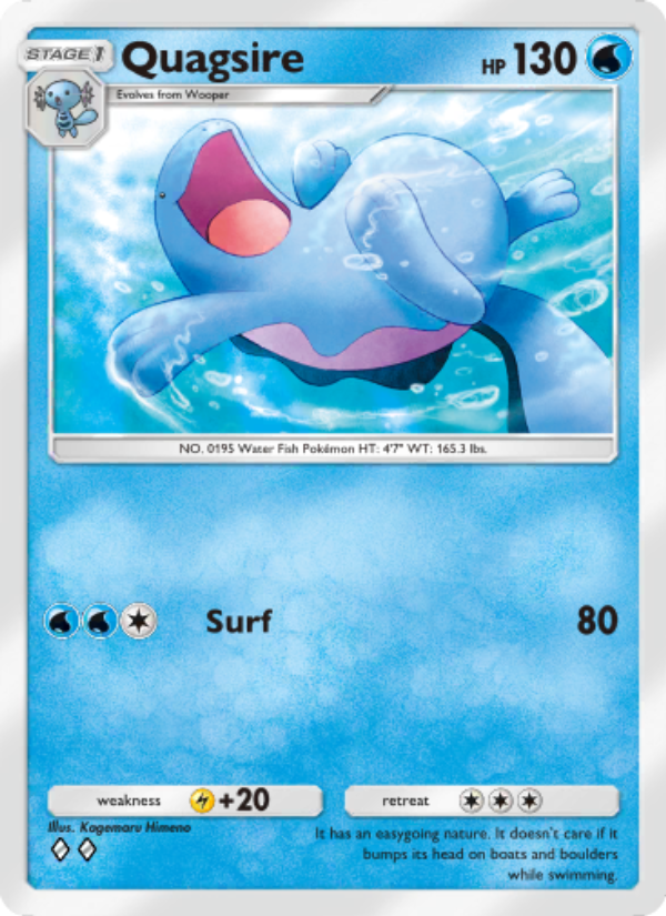 Quagsire - Pokémon TCG Card