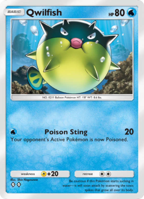 Qwilfish - Pokémon TCG Card