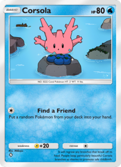 Corsola - pokemon TCG Card