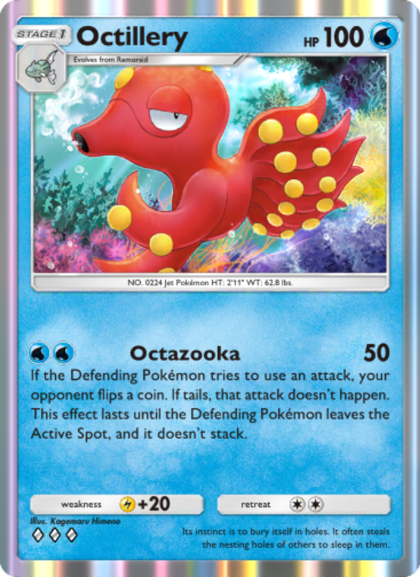 Octillery - Pokémon TCG Card