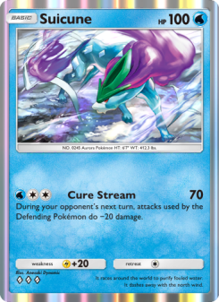 Suicune - pokemon TCG Card