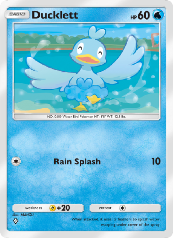 Ducklett - Pokémon TCG Card