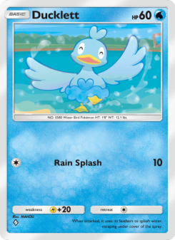 Ducklett - pokemon TCG Card