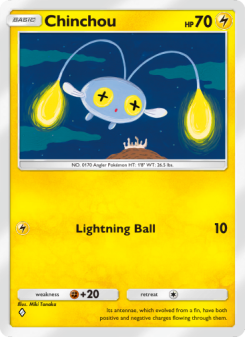 Chinchou - pokemon TCG Card