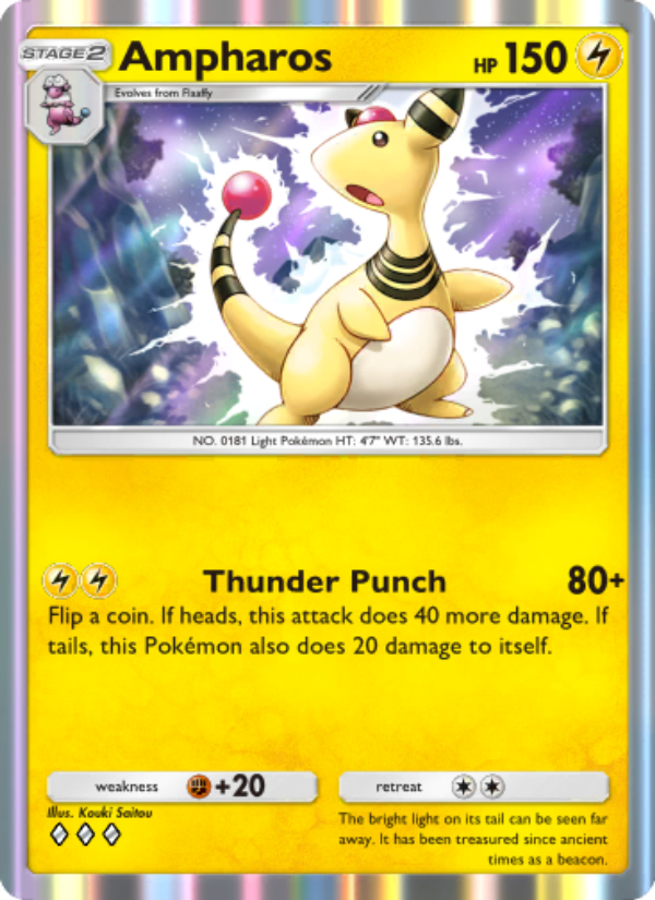 Ampharos - Pokémon TCG Card