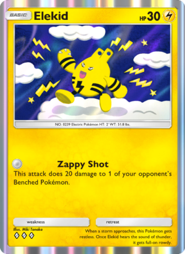 Elekid - Pokémon TCG Card