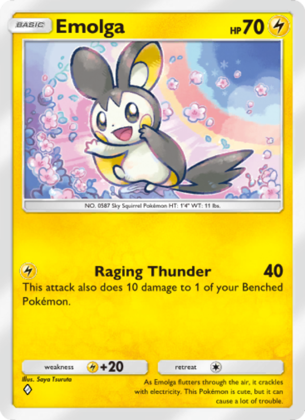 Emolga - Pokémon TCG Card