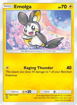 Emolga - pokemon TCG Card