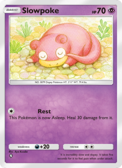 Slowpoke - pokemon TCG Card