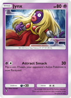 Jynx - pokemon TCG Card