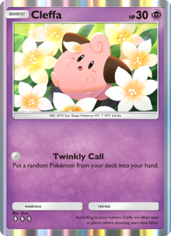 Cleffa - Pokémon TCG Card