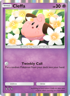 Cleffa - pokemon TCG Card