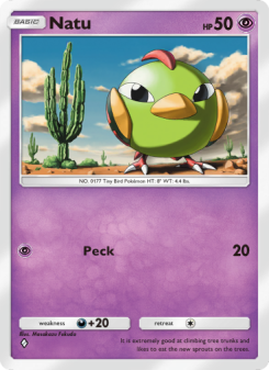Natu - pokemon TCG Card