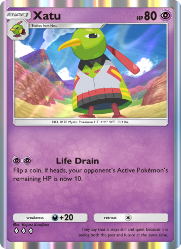 Xatu - Pokémon TCG Card