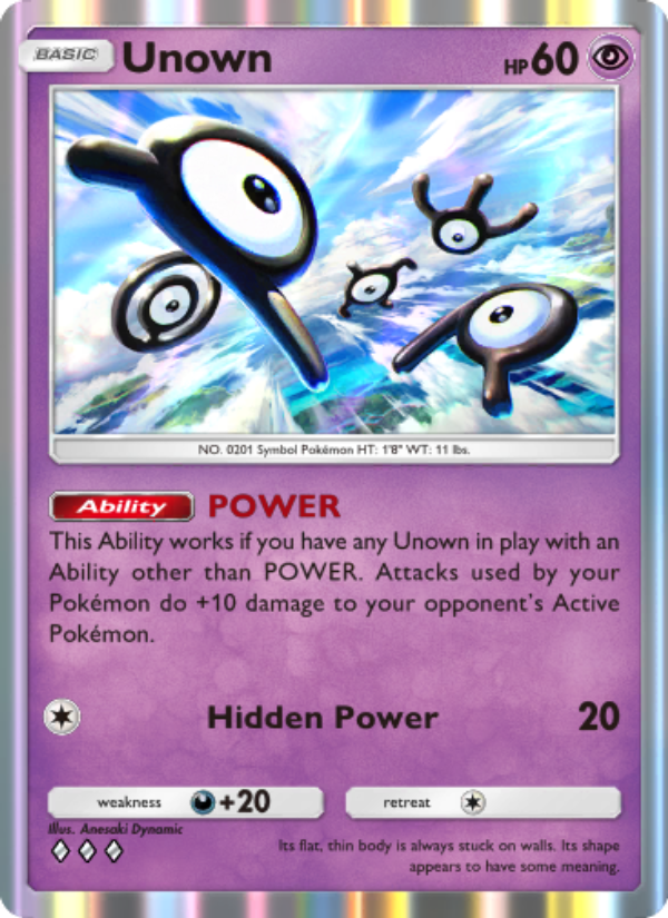 Unown - Pokémon TCG Card