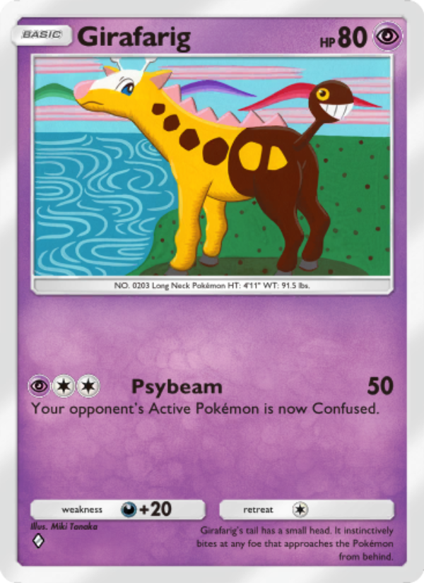 Girafarig - Pokémon TCG Card