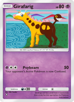 Girafarig - pokemon TCG Card