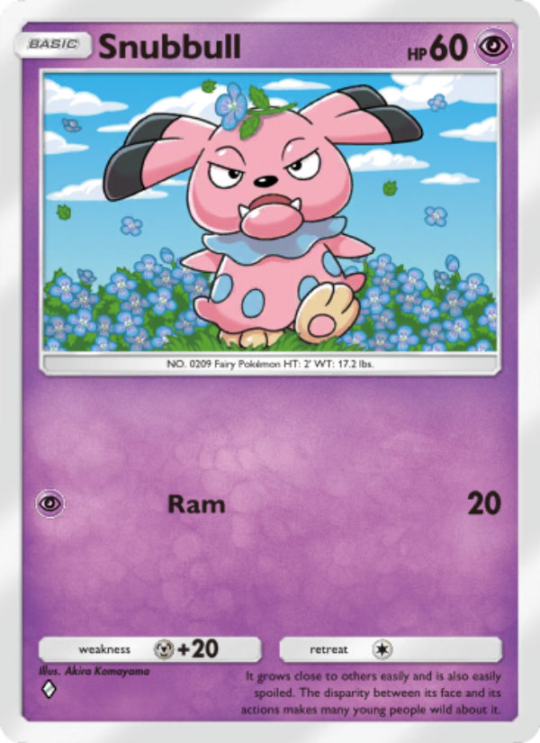 Snubbull - Pokémon TCG Card