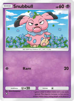 Snubbull - pokemon TCG Card