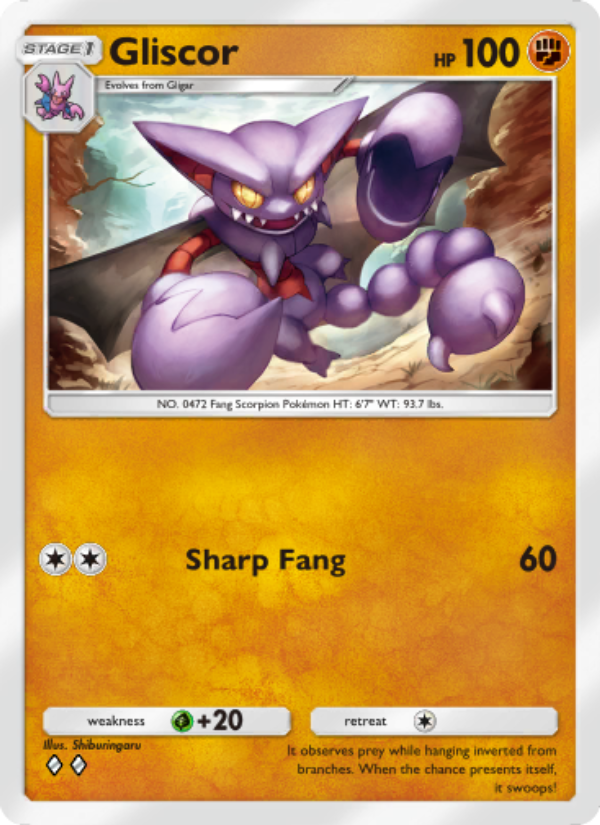 Gliscor - Pokémon TCG Card
