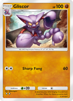 Gliscor - pokemon TCG Card