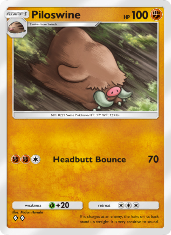 Piloswine - Pokémon TCG Card