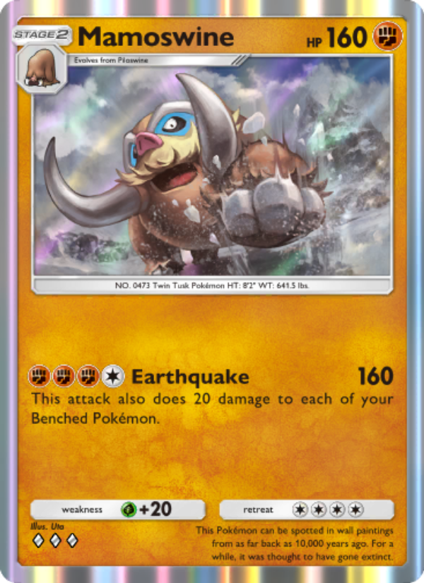 Mamoswine - Pokémon TCG Card