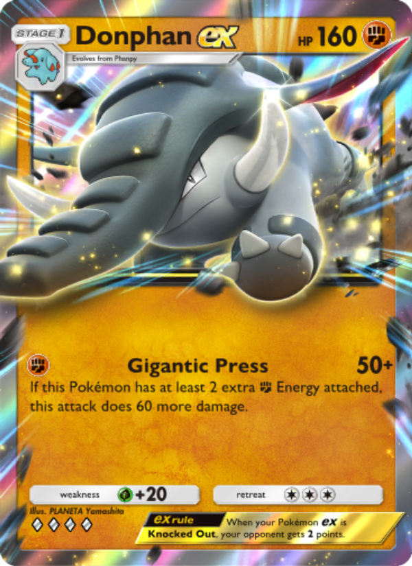 Donphan ex - Pokémon TCG Card