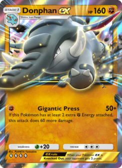 Donphan ex - pokemon TCG Card