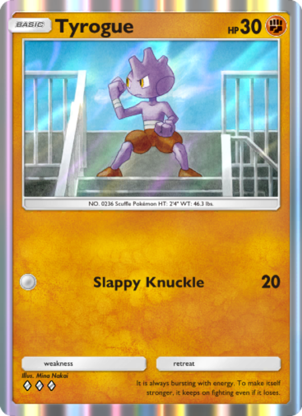 Tyrogue - Pokémon TCG Card
