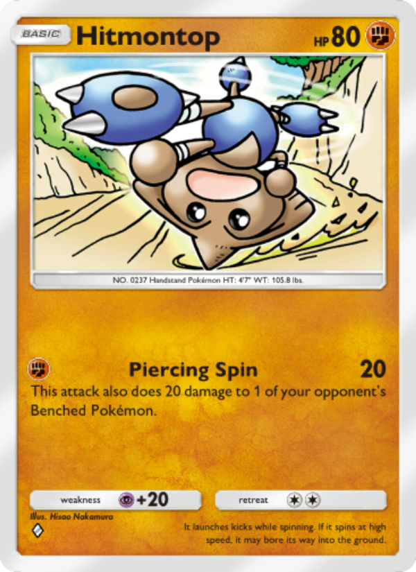 Hitmontop - Pokémon TCG Card
