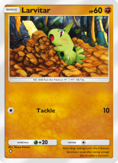Larvitar - pokemon TCG Card