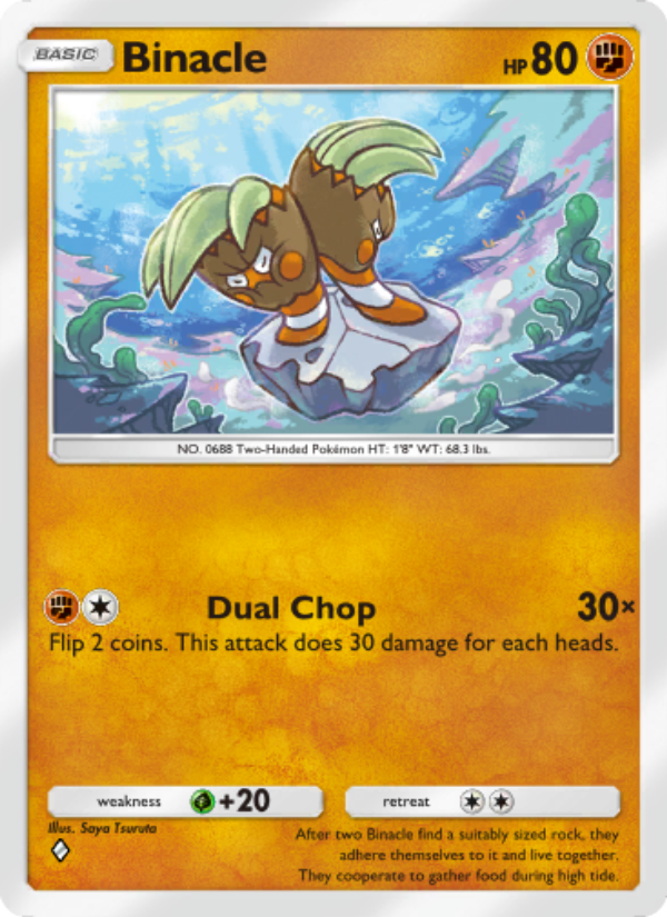 Binacle - Pokémon TCG Card