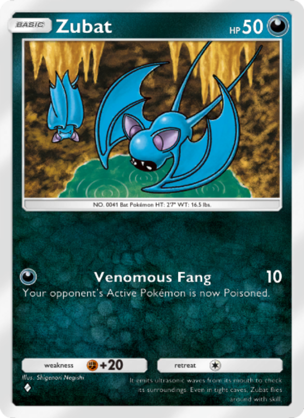 Zubat - Pokémon TCG Card
