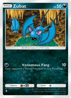 Zubat - pokemon TCG Card