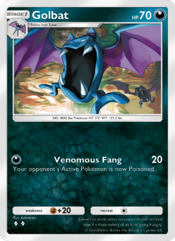 Golbat - Pokémon TCG Card