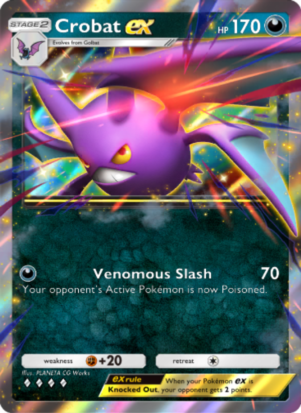 Crobat ex - Pokémon TCG Card