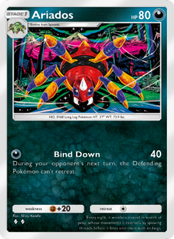 Ariados - pokemon TCG Card