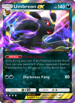 Umbreon ex - pokemon TCG Card