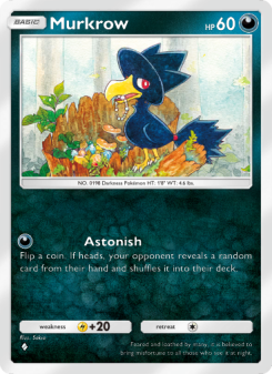 Murkrow - pokemon TCG Card