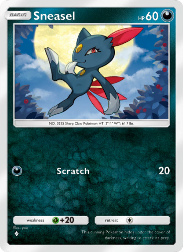 Sneasel - Pokémon TCG Card