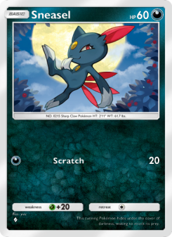 Sneasel - pokemon TCG Card